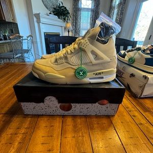 Jordan 4 off white sail